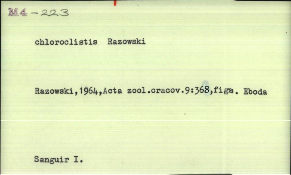 front of card